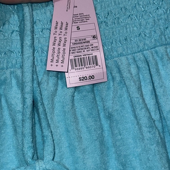 Smocked mini dress/swimsuit cover - Picture 5 of 6